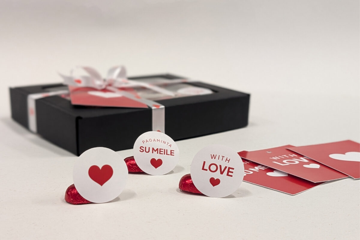 akcija valentino dieno sprekems - valentino pakavimo rinkinys