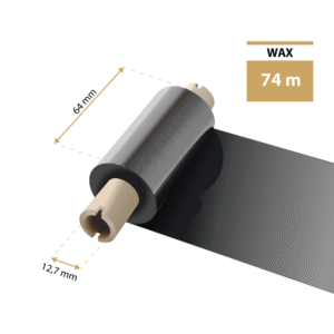 Karbonine juosta WAX dažajuostė 64 mm 74 m
