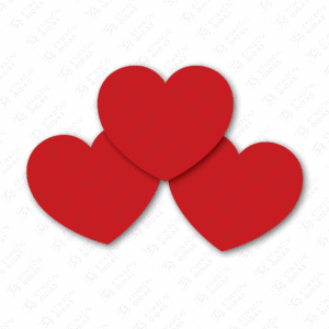 valentino dienos lipdukai širdelės