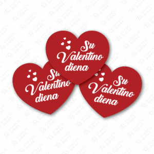 valentino dienos lipdukai širdelės