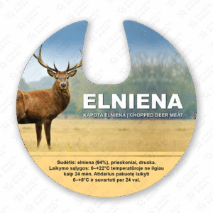 elnienos konservų lipni etiketė