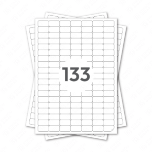 Lipdukai A4 lape, baltos etiketės