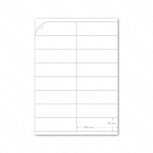 Lipdukai A4 lape, baltos etiketės