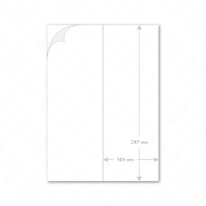 Lipdukai A4 lape, baltos etiketės