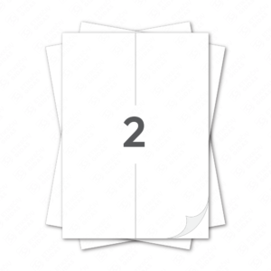 Lipdukai A4 lape, baltos etiketės