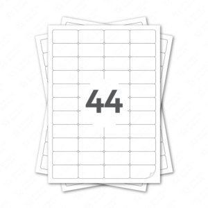 Lipdukai A4 lape, baltos etiketės