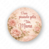 Motinos dienos pusiau blizgūs popieriniai lipdukai, 40 mm skersmens