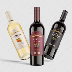 Vyno etiketės, 80x120 mm - galimi individualūs dizainai ir matmenys