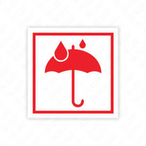 Lipdukai SAUGOTI NUO DRĖGMĖS / KEEP DRY siuntoms ženklinti