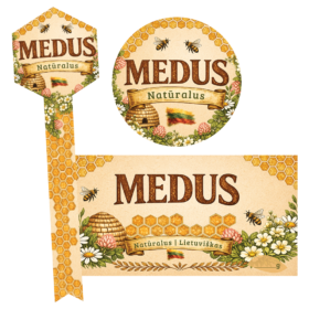 Medaus lipdukai