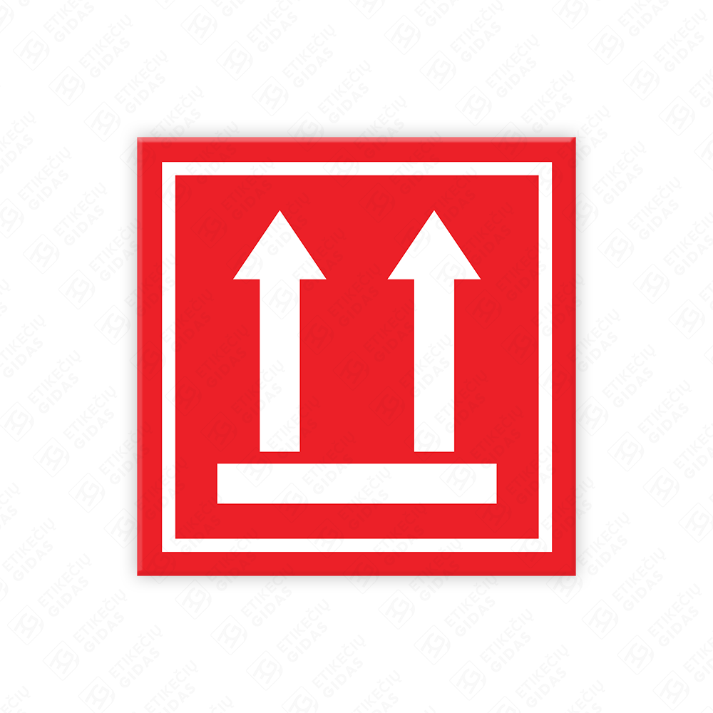 Lipdukai VIRŠUS / TOP siuntoms ženklinti